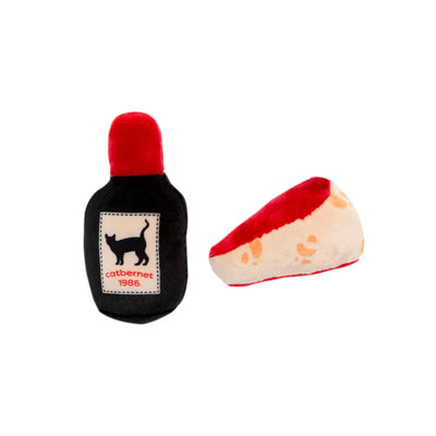 Pearhead Wine & Cheese Set, Cat Toy