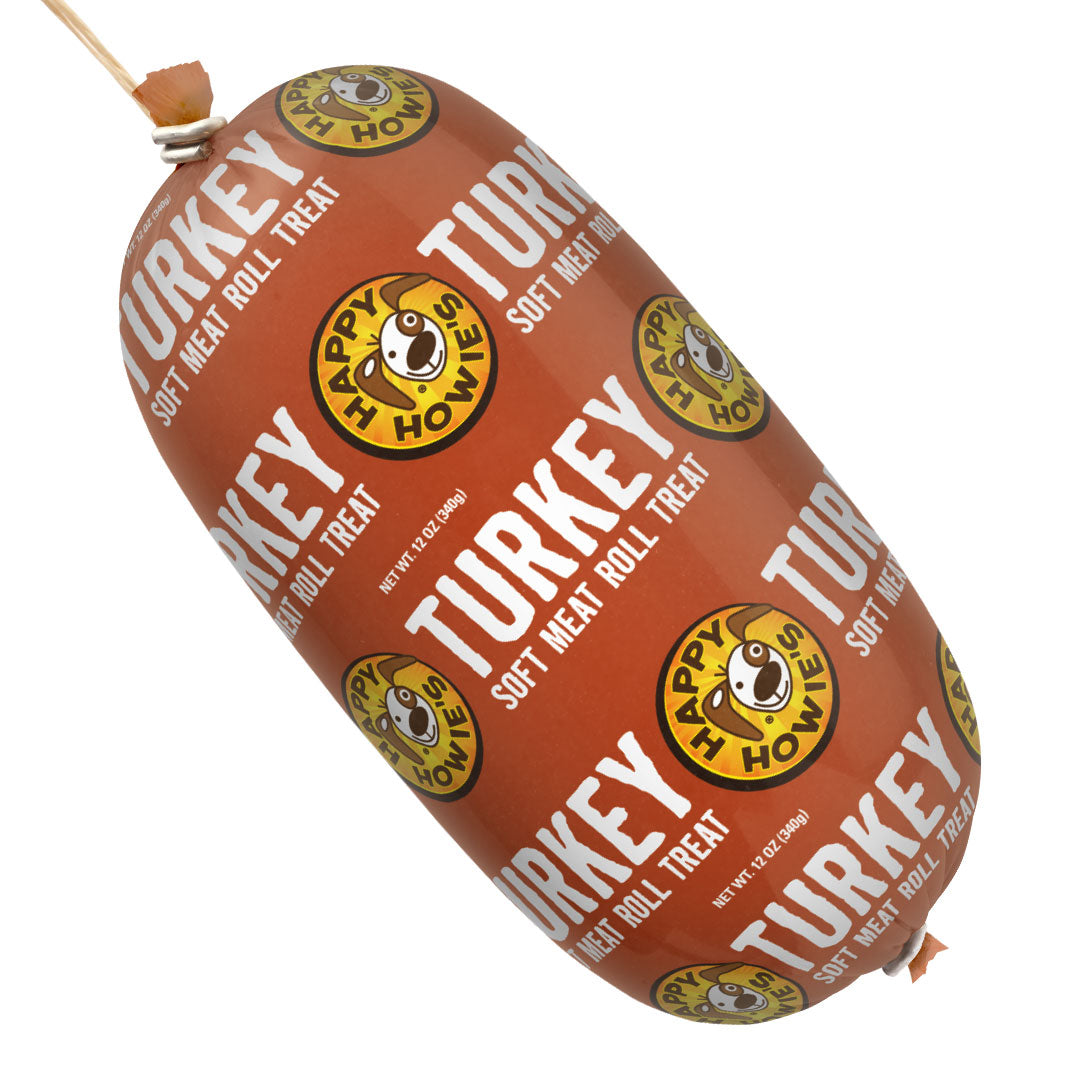Happy Howies Turkey Roll 12-oz, Dog Meal Topper