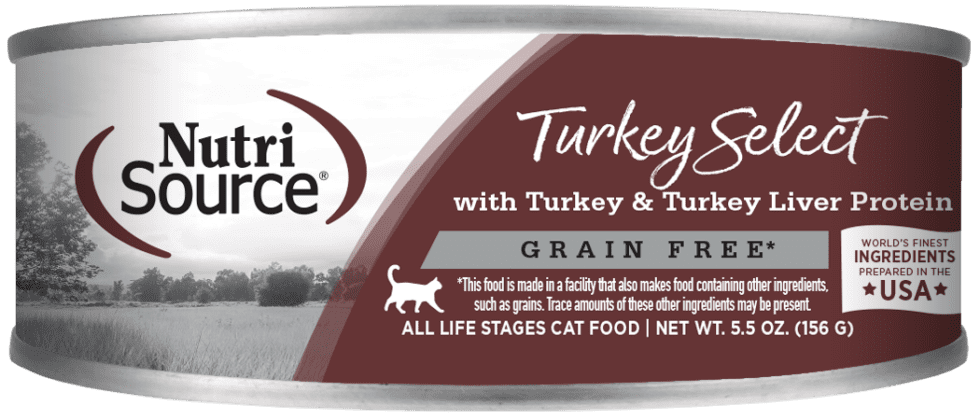NutriSource® Turkey Select, Wet Cat Food, 5.5oz Case of 12