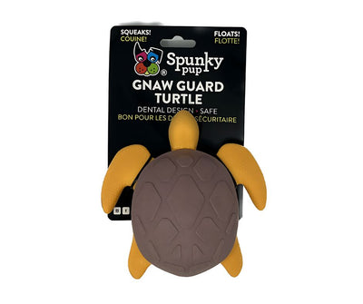 Spunky Pup Gnaw Guard Foam Turtle, Assorted, Dog Toy