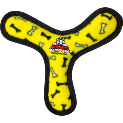 Tuffy Dog Toys Yellow Ultimate Boomerang, Dog Toy