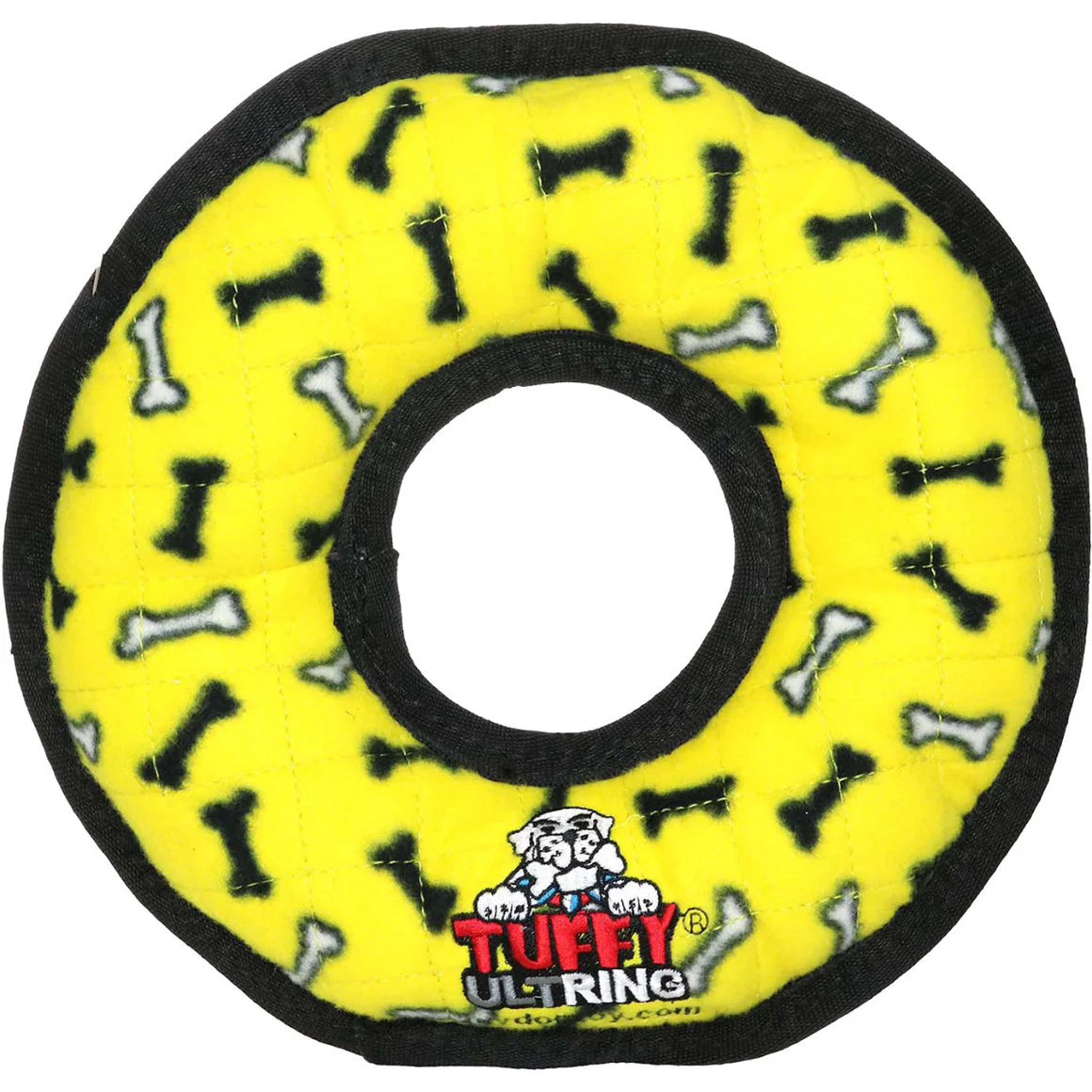 dog ring gear Tuffy Ultimate Ring Dog Toy Yellow