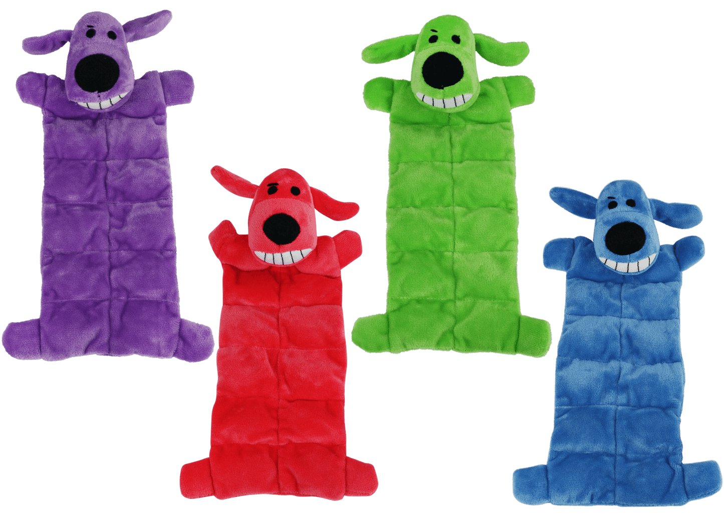 Multipet Small Unstuffed Loofa, Assorted, Dog Toy