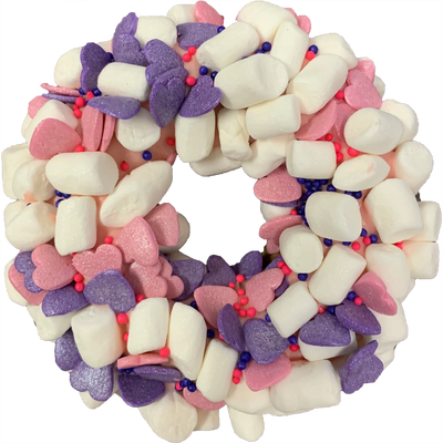 K9 Granola Valentine's Marshmallow Candy Crunch Donut, Dog Treat