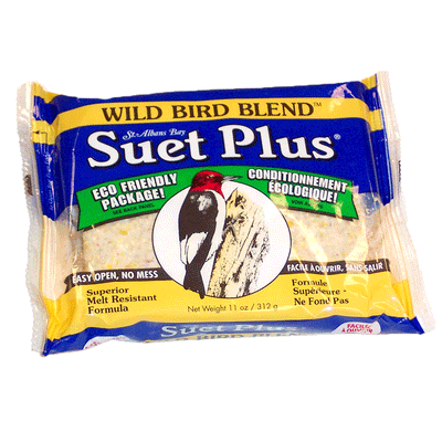 Suet Plus Wild Bird Blend Suet Cake 11-oz, Bird Treat