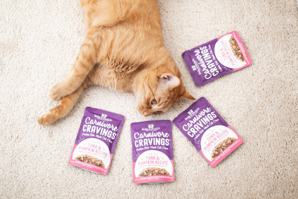 Stella & Chewy's Carnivore Cravings Savory Shreds - Chicken & Tuna Recipe Dinner in Broth, 2.8-oz Pouch