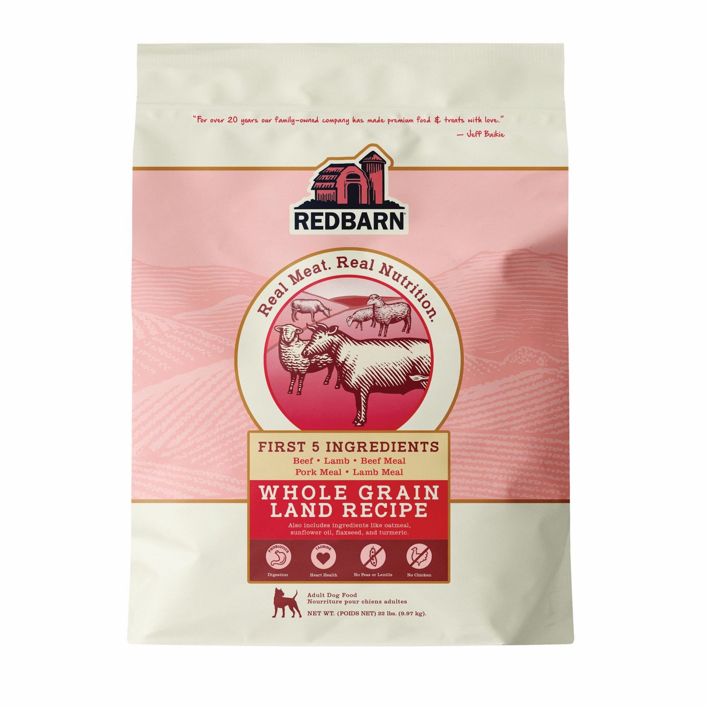 Redbarn Whole Grains Land Recipe, Dry Dog food