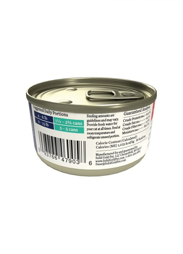 Solid Gold Wholesome Selects With Turkey and Pumpkin in Gravy, Wet Cat Food, 3-oz Case of 12