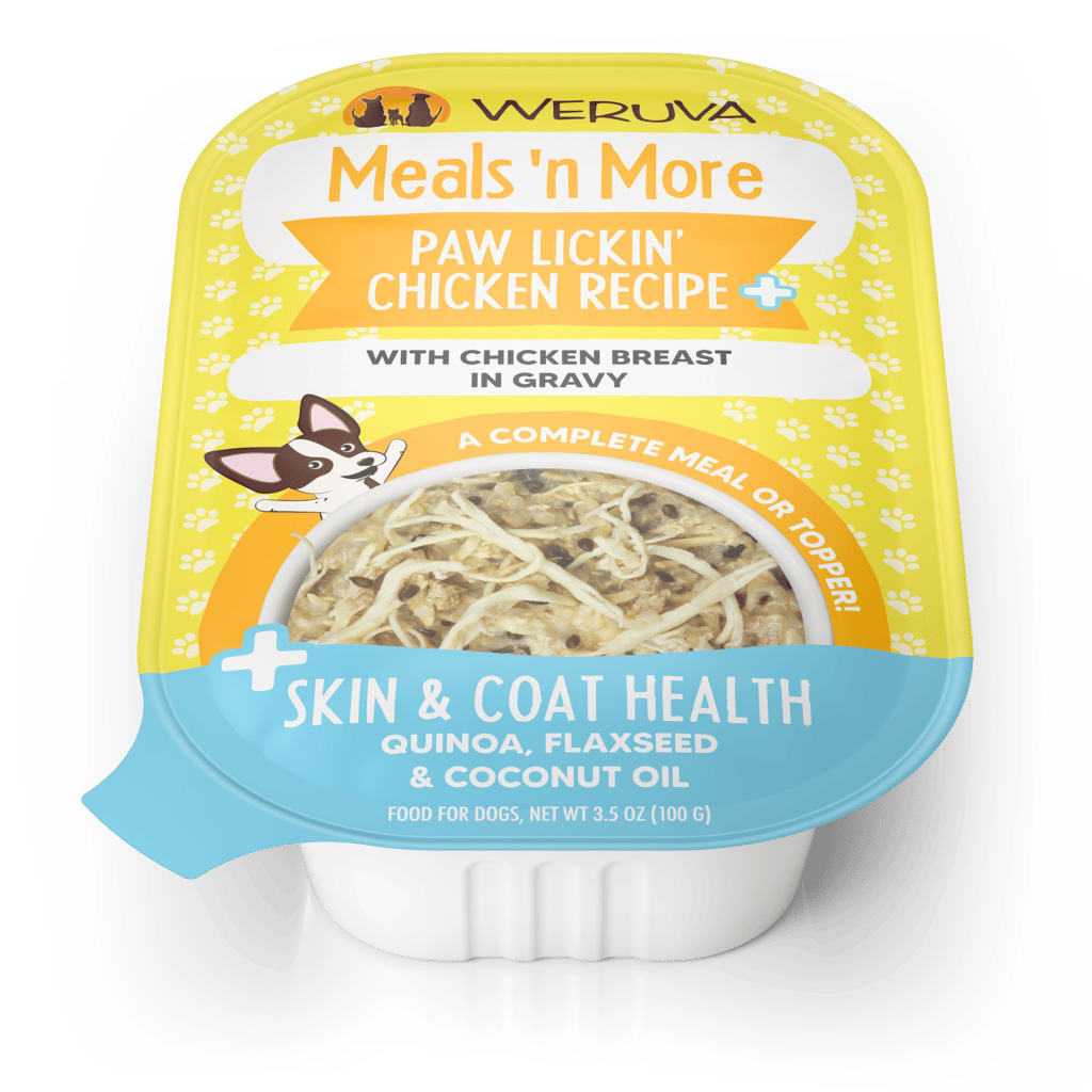 Weruva Meals 'n More Paw Lickin' Chicken Recipe Plus In Gravy 3.5-oz, Wet Dog Food