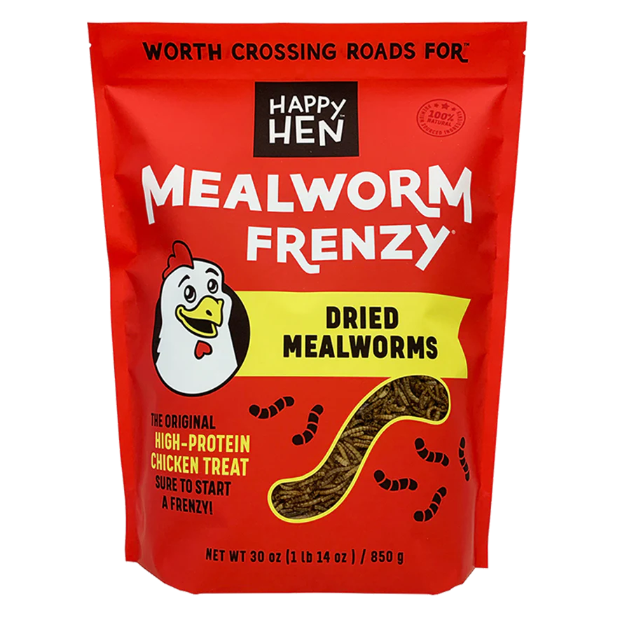 Happy Hen Treats Mealworm Frenzy, Poultry Treat