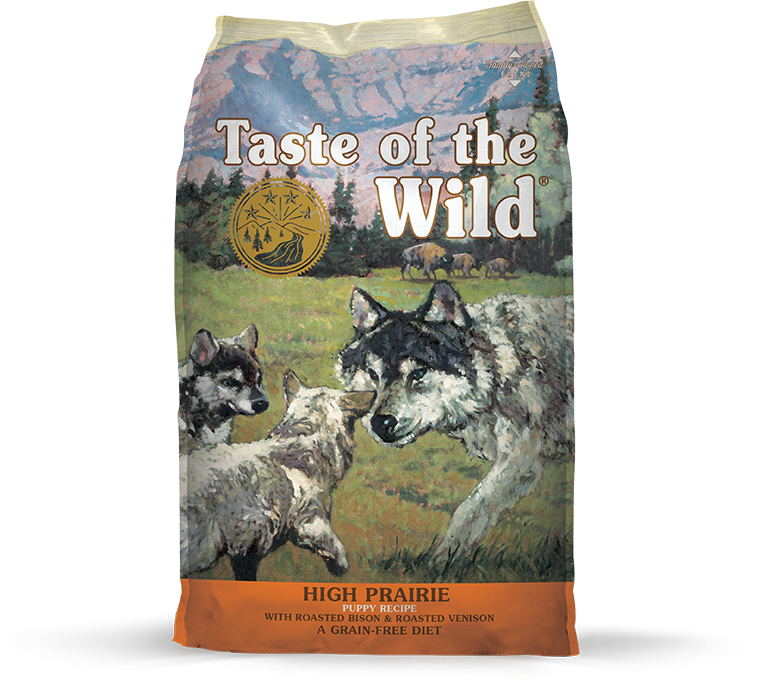 Taste Of The Wild Grain Free Puppy High Prarie Roasted Bison Venison Dry Dog Food