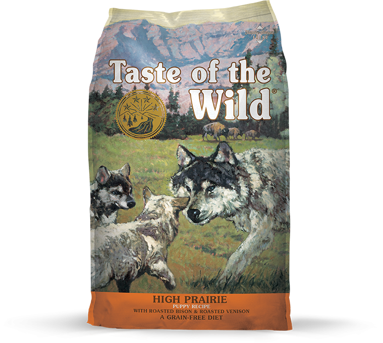 Taste Of The Wild Grain Free Puppy High Prarie Roasted Bison & Venison Dry Dog Food