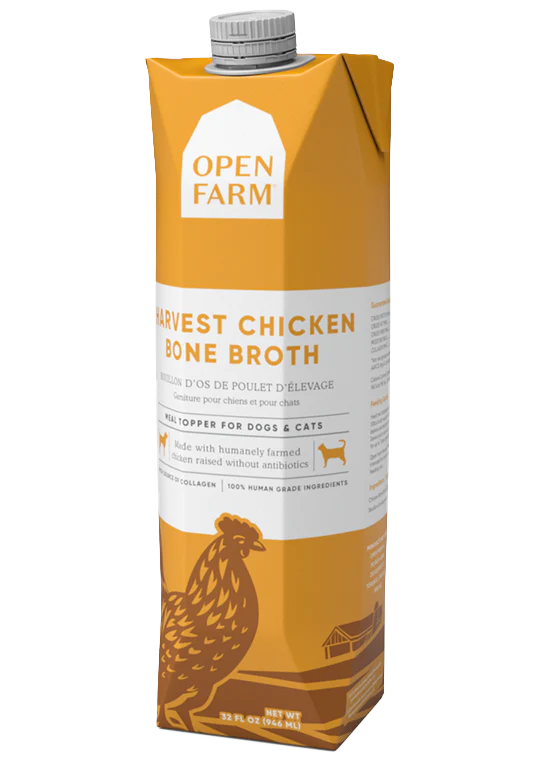Open Farm Chicken Bone Broth Topper For Dogs And Cats