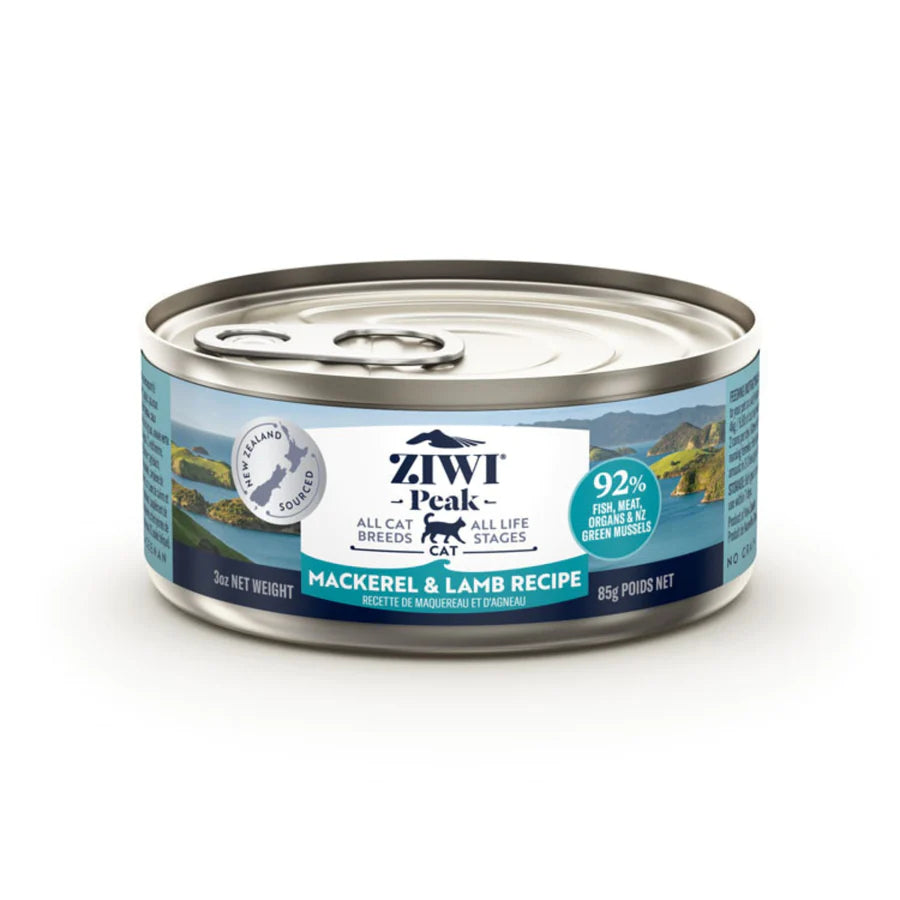 ZiwiPeak Mackerel and Lamb Recipe, Wet Cat Food