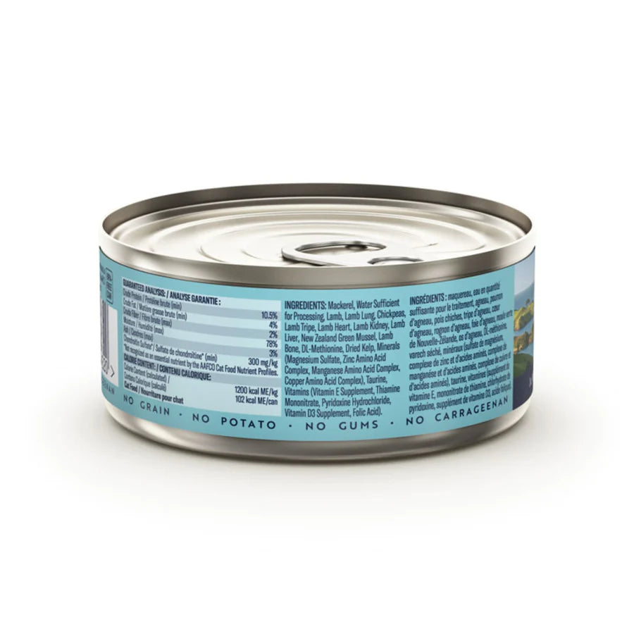 ZiwiPeak Mackerel and Lamb Recipe, Wet Cat Food