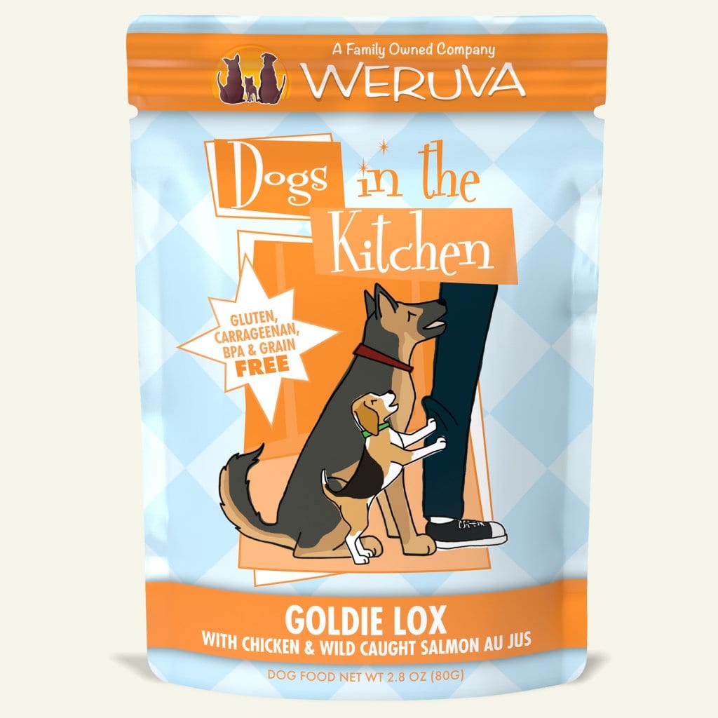 Dogs In The Kitchen Goldie Lox 2.8-oz Pouch, Wet Dog Food