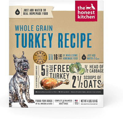 The Honest Kitchen Whole Grain Turkey Recipe Adult Dehydrated Dog Food