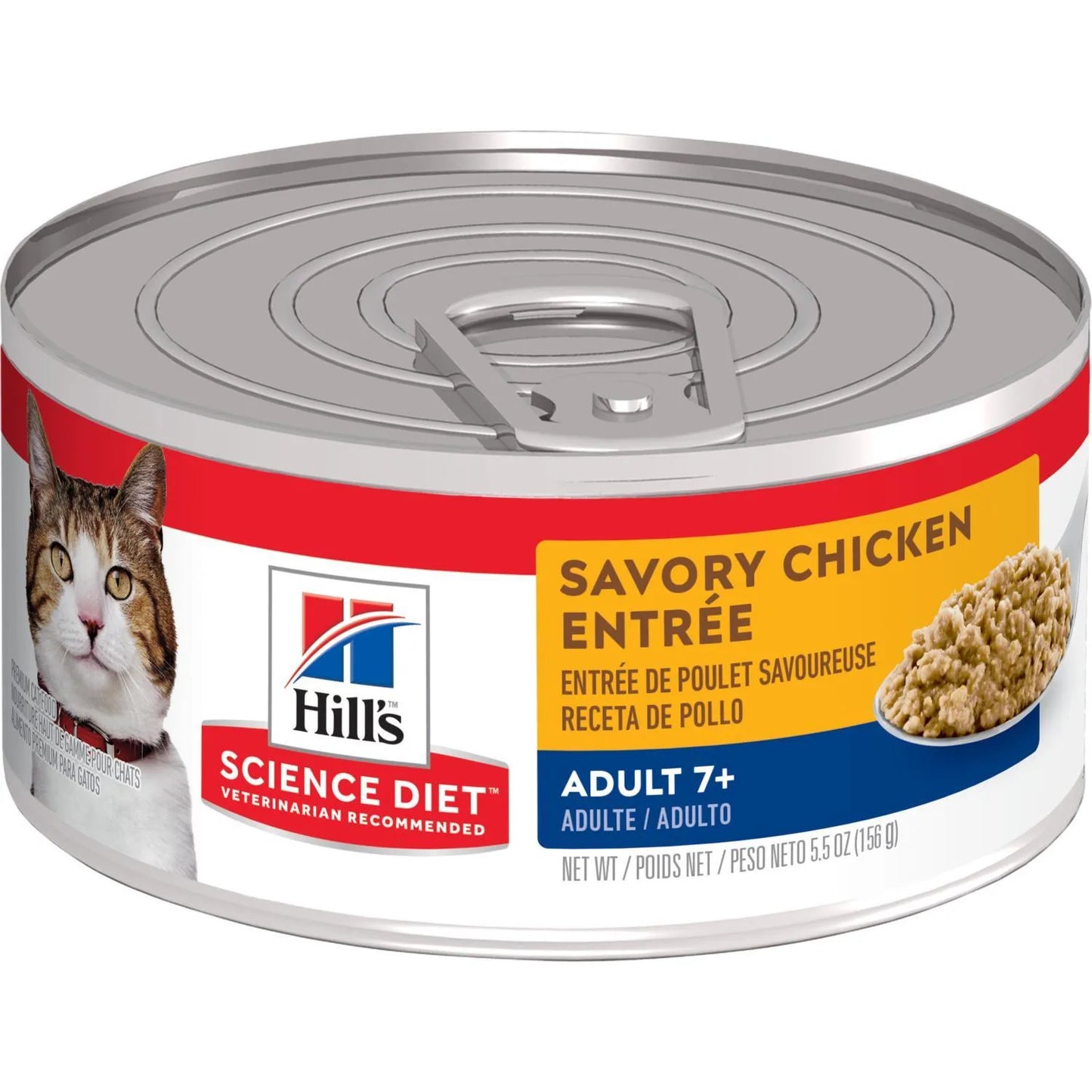 Science Diet® Adult 7+ Savory Chicken Entrée, Wet Cat Food