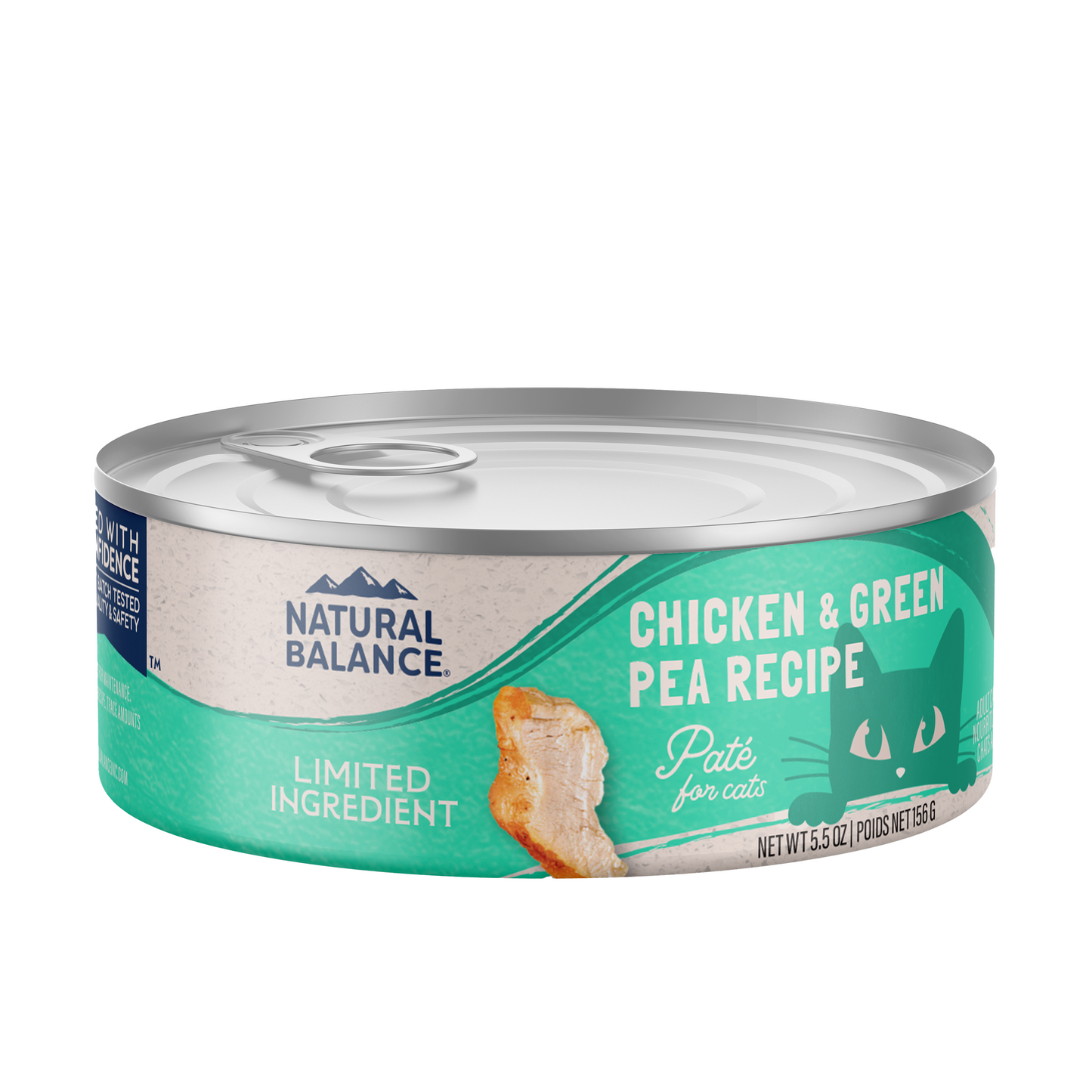 Natural Balance® Limited Ingredient Diets® Chicken and Green Pea Formula Adult, Wet Cat Food, 5.5-oz Case of 24