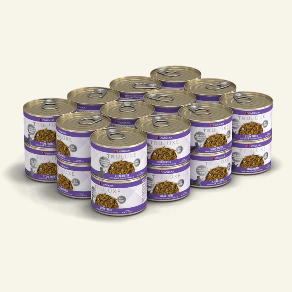 Weruva Truluxe Steak Frites with Beef and Pumpkin in Gravy, Wet Cat Food