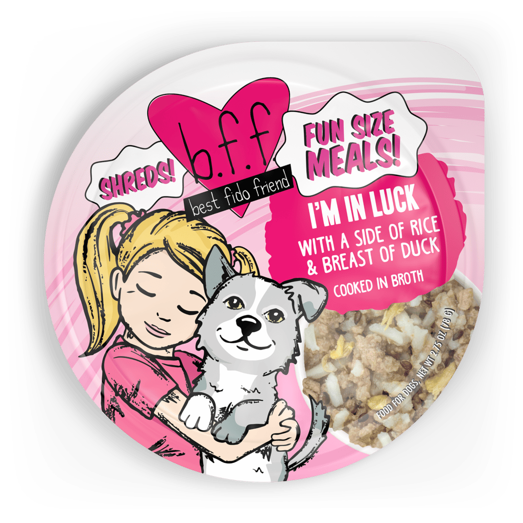 Weruva BFF Fun Size Meals I m In Luck 2.75 oz Wet Dog Food