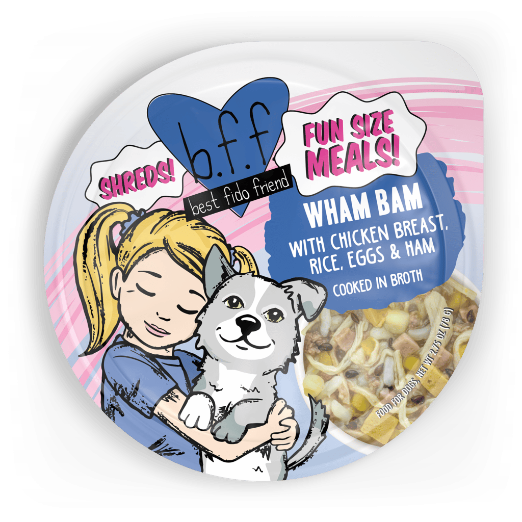 Weruva BFF Fun Size Meals Wham Bam 2.75-oz, Wet Dog Food, Case Of 12