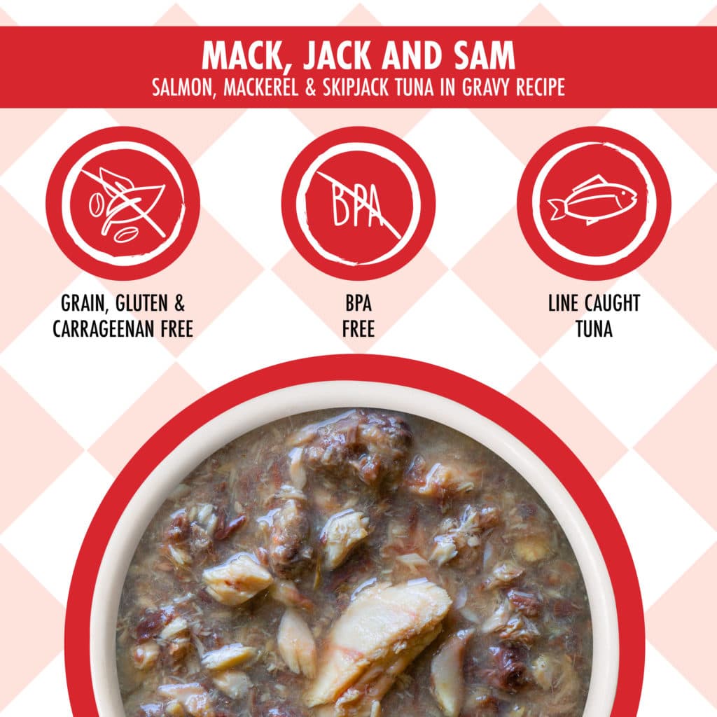 Cats In The Kitchen Mack, Jack & Sam 3-oz Pouch, Wet Cat Food