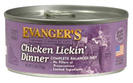 Evanger's Heritage Classic Chicken Lickin’ Dinner, Wet Cat Food