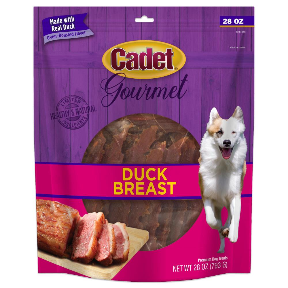 Cadet Duck Breast Jerky Dog Treats 28 oz Bag Anaheim Feed Pet