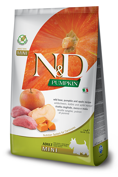 Farmina N D Pumpkin Grain Free Adult Wild Boar Apple Mini Dry Dog Fo Anaheim Feed Pet Supply