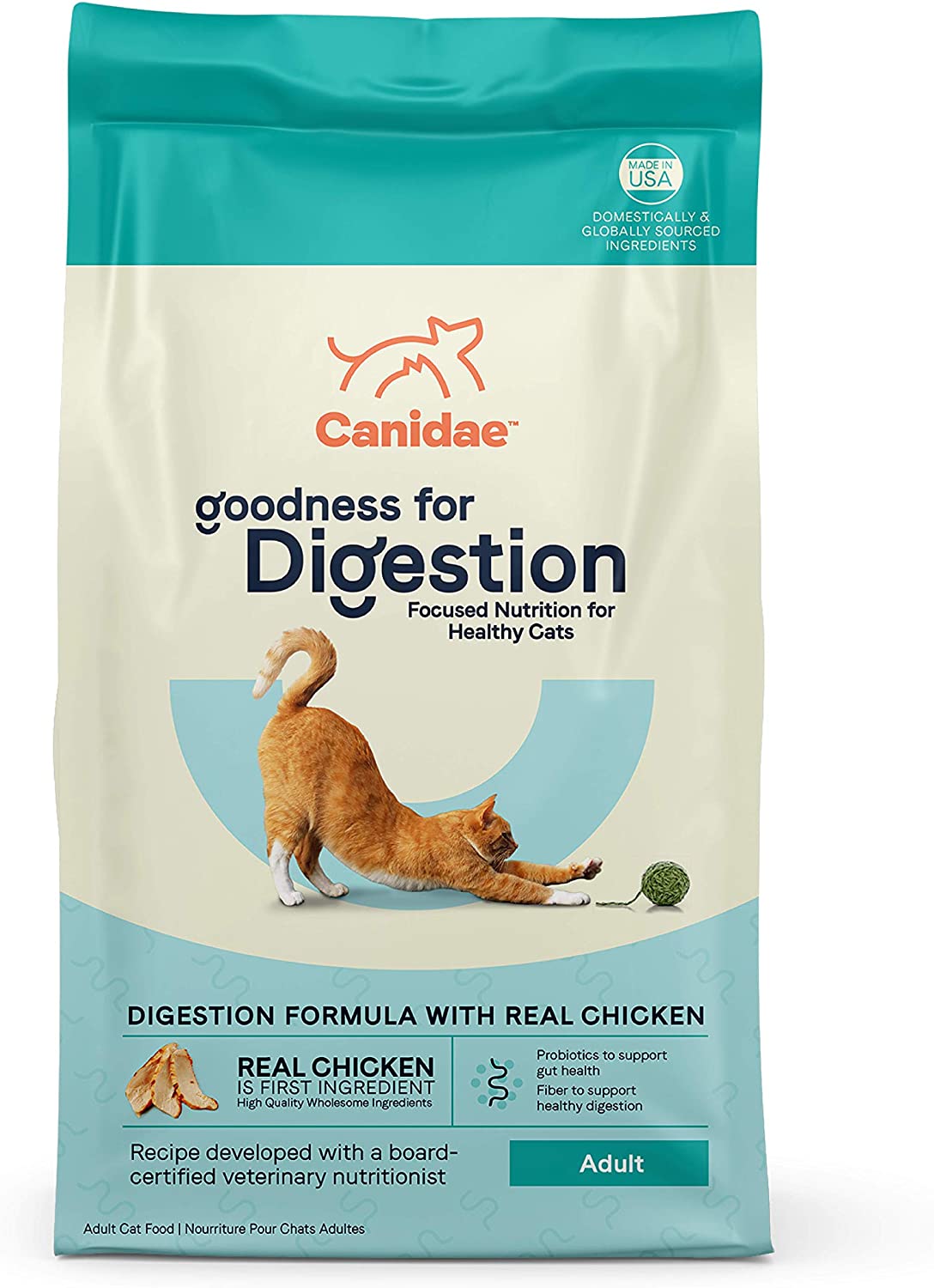 Canidae Goodness for Digestion Dry Cat Food with Real Chicken 5 lb