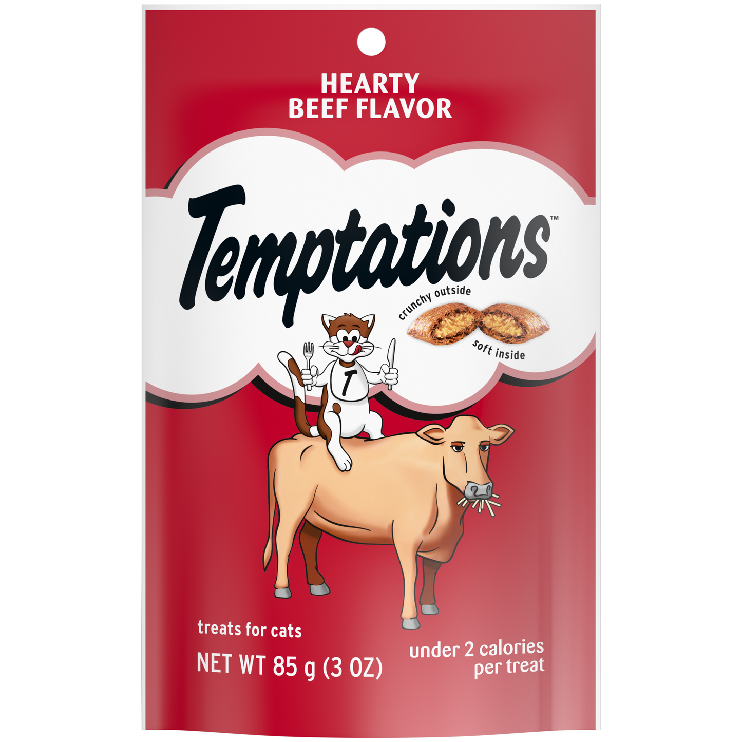 Temptations Hearty Beef Flavor, Cat Treat