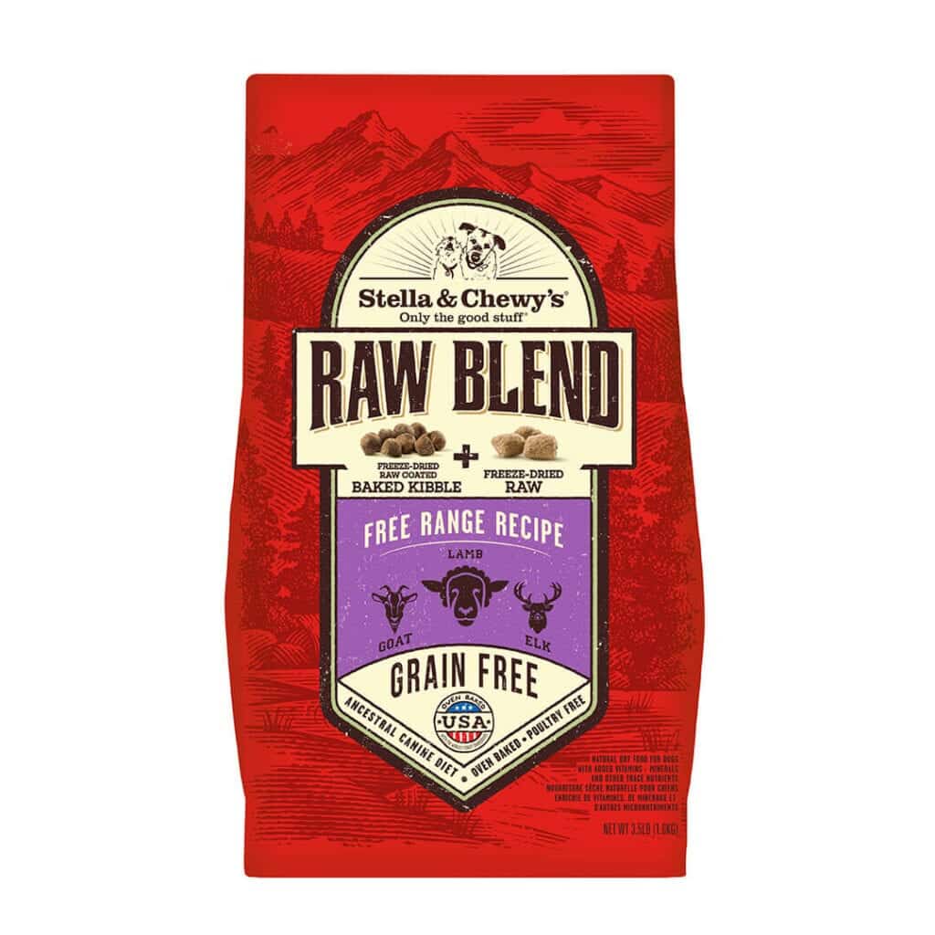 Stella & Chewy's Raw Blend Grain Free Free Range Lamb, Goat, Elk Dry Dog Food