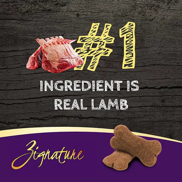 Zignature Ziggy Bar Biscuits Lamb Recipe 12-oz, Dog Treat