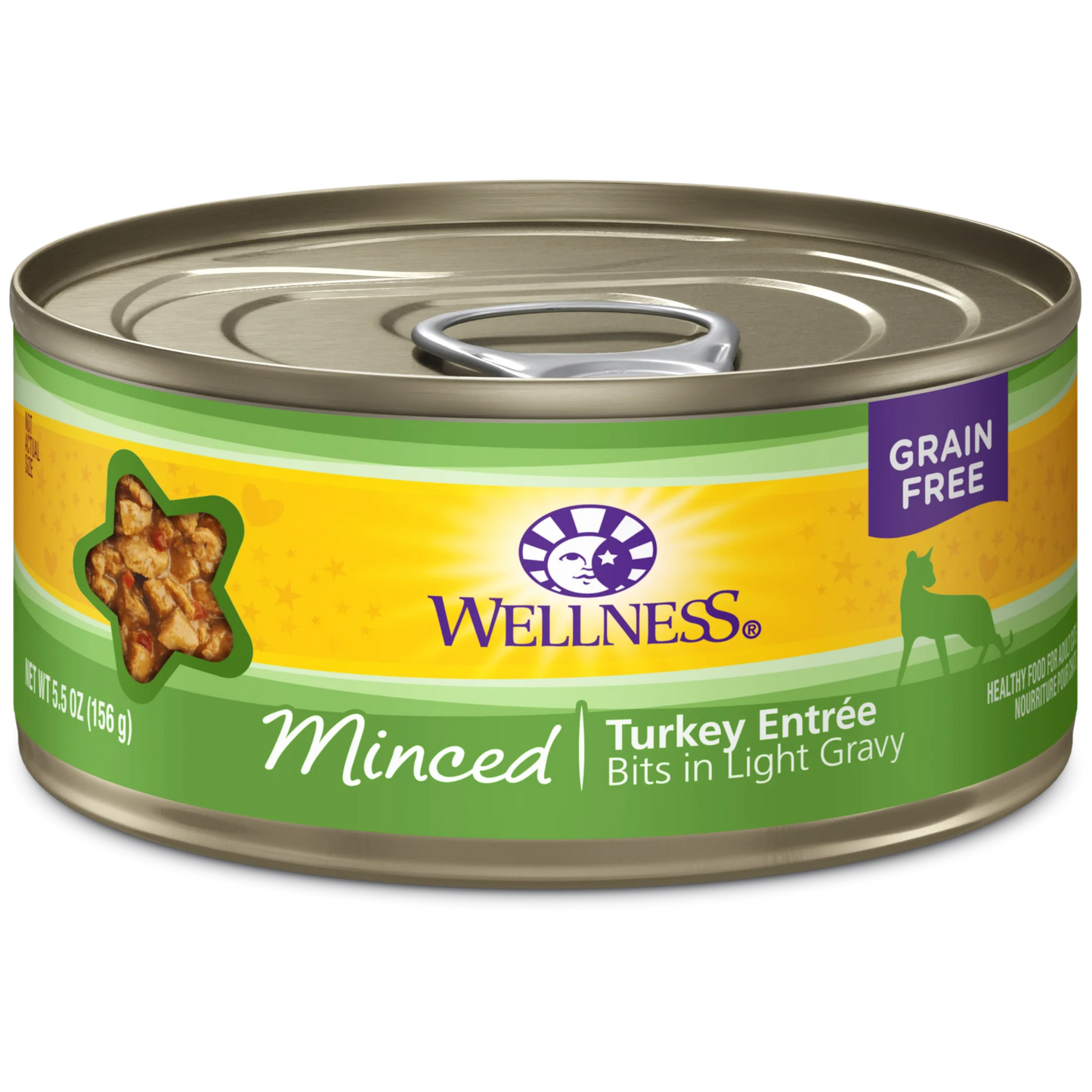 Wellness Minced Turkey Entrée Cat Food
