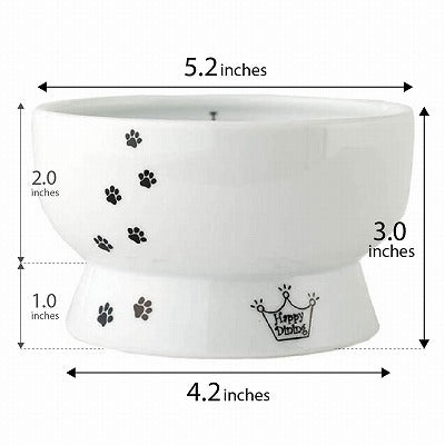 Necoichi Raised Cat Water Bowl