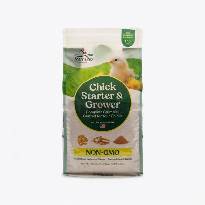 Manna-Pro Chick Starter Grower Non-Medicated Crumbles 10-lb, Poultry Feed