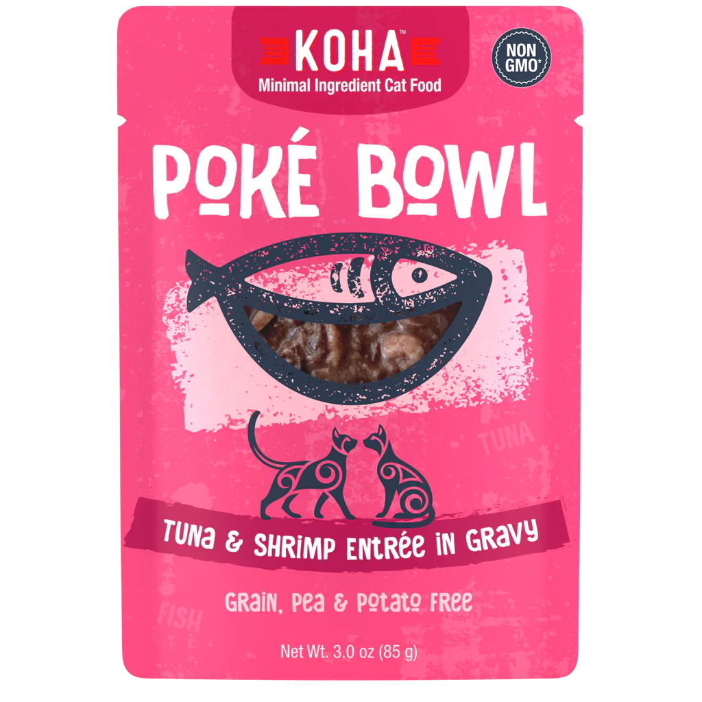 Koha Poké Bowl Tuna And Shrimp Entrée In Gravy 3-oz , Wet Cat Food