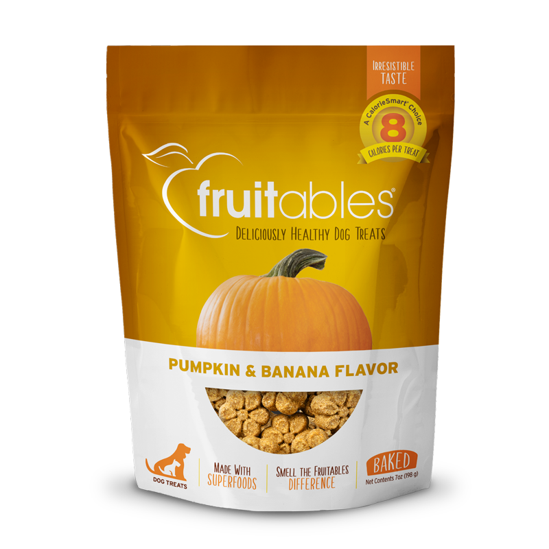 Fruitables Baked Pumpkin & Banana 7-oz, Dog Treat