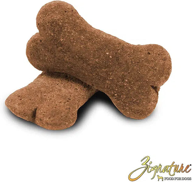 Zignature Ziggy Bar Biscuits Salmon Recipe 12-oz, Dog Treat