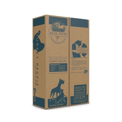 Steve's Real Food Frozen Nuggets Turkey Recipe Dog Food