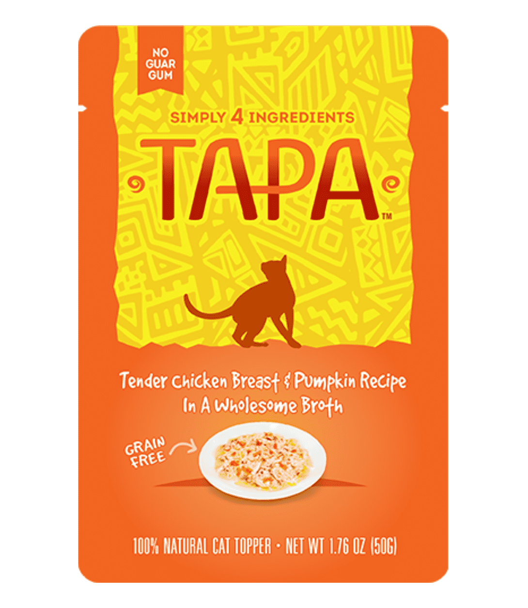 TAPA by RAWZ® Chicken Breast and Pumpkin Recipe in Wholesome Broth 1.76-oz, Wet Cat Food Topper