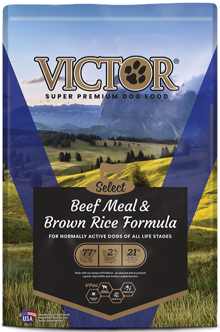 Victor Select Beef Meal & Brown Rice Dry Dog Food