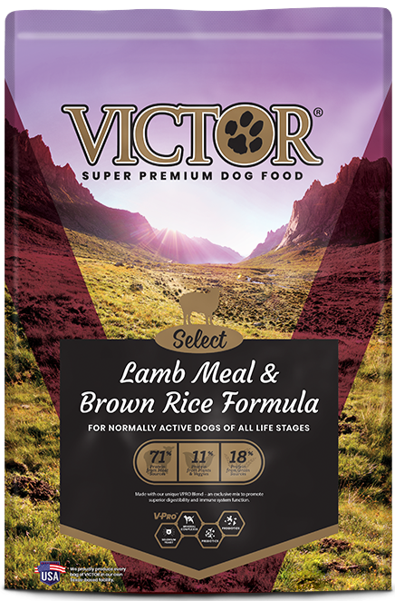 Victor Select Lamb Meal Brown Rice Dry Dog Food