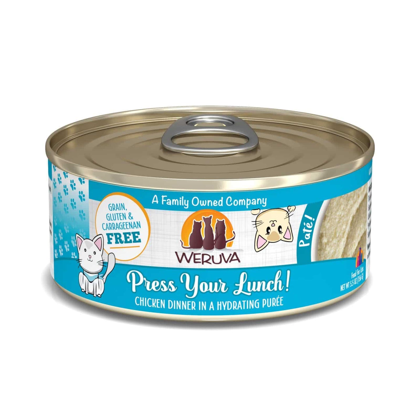 Weruva Press Your Lunch! Chicken Dinner, Wet Cat Food
