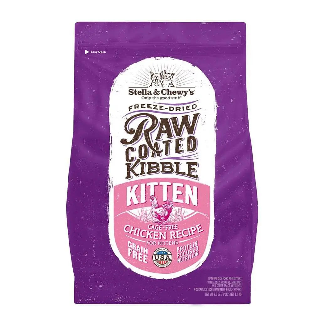 Stella Chewy s Baked Kibble for Kittens Raw Coated Kibble