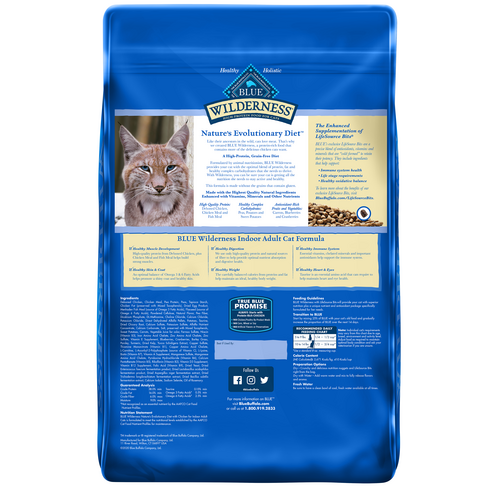 Blue Buffalo Wilderness High Protein, Natural Adult Indoor Dry Cat Food, Chicken