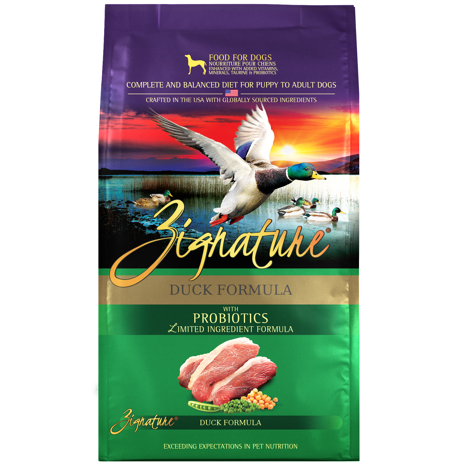 Zignature Grain Free Limited Ingredient Duck Dry Dog Food
