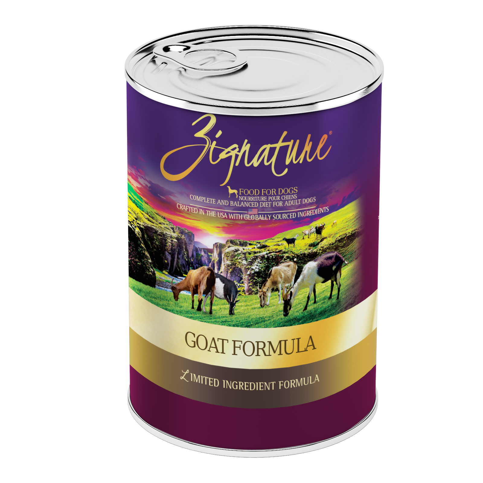Zignature dog top food goat