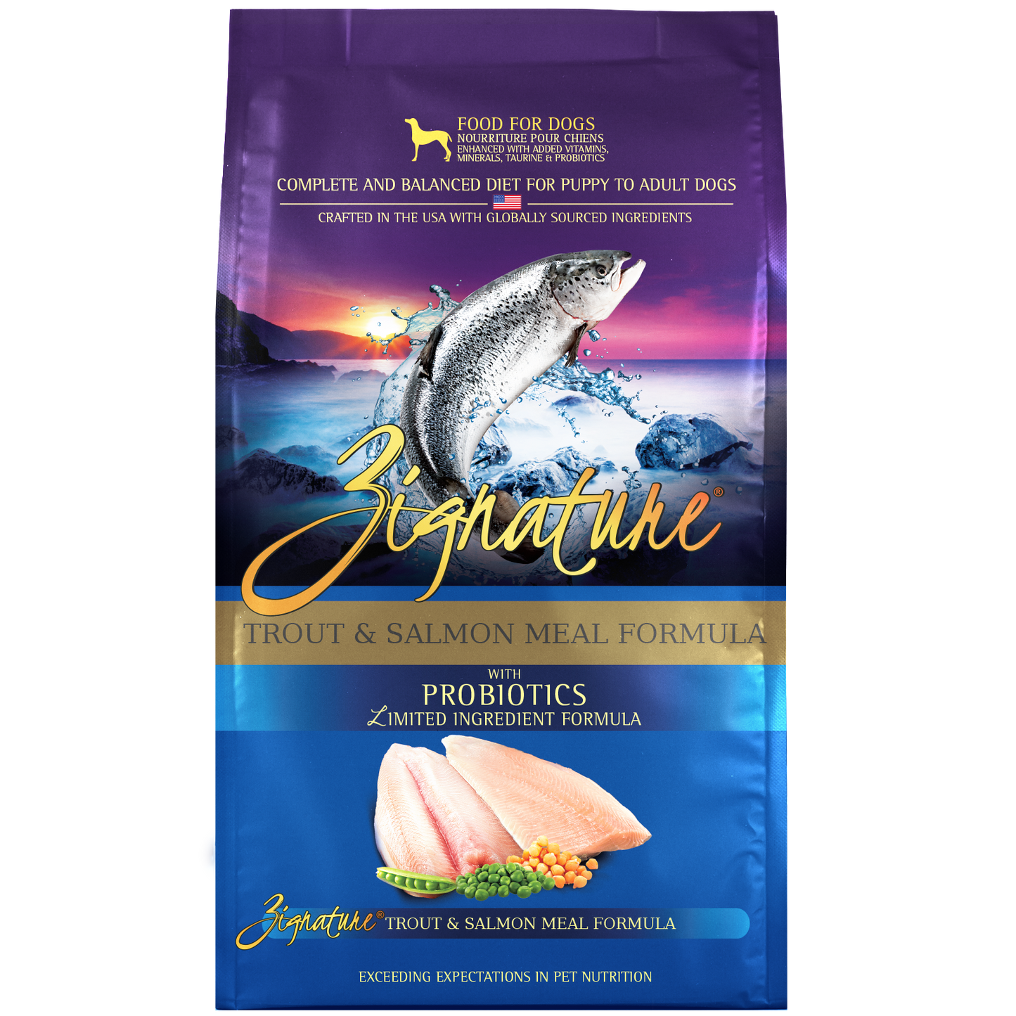 Zignature Grain Free Limited Ingredient Trout & Salmon Dry Dog Food